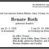 Bonfert Renate 1920-2004 Todesanzeige